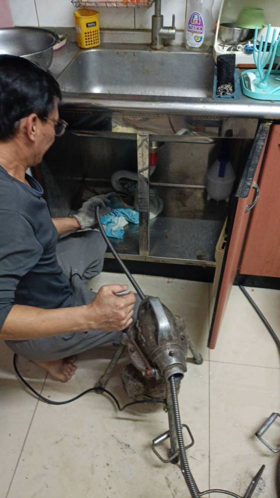 歸仁區排水管疏通-廚房流理台水管阻塞疏通&nbsp;